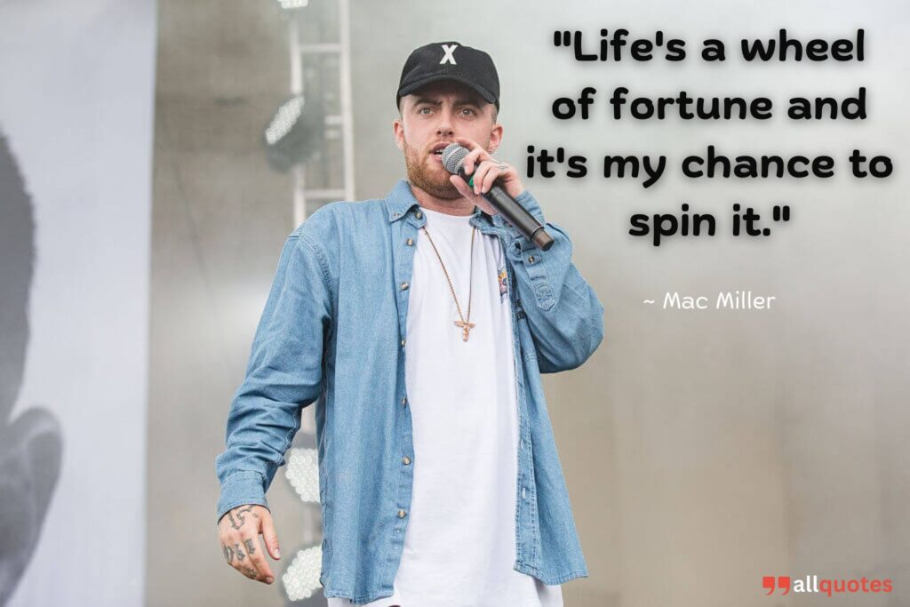 Inspirational Mac Miller Quote on Overcoming Challenges