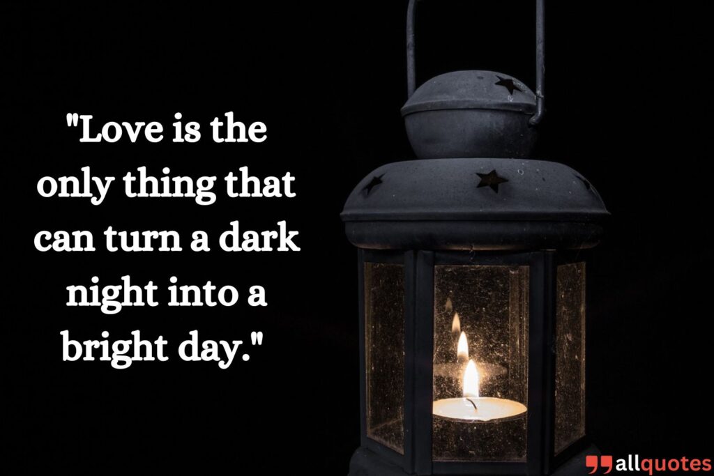 Darkness Quote About Love