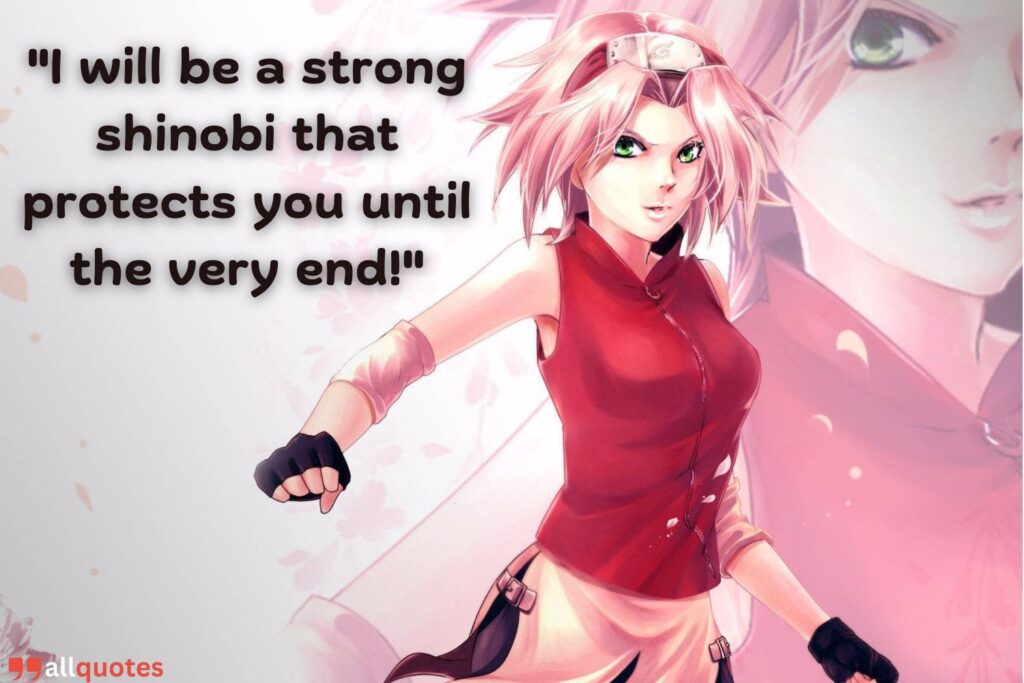 Haruno Sakura Quote