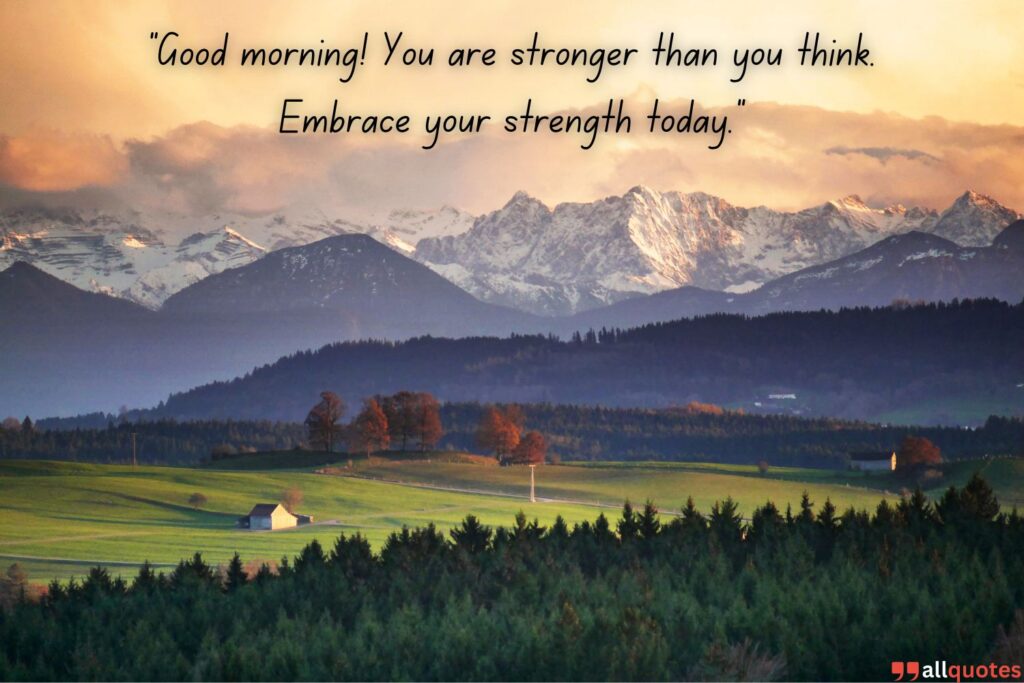 Black Good Morning Quotes for Strength