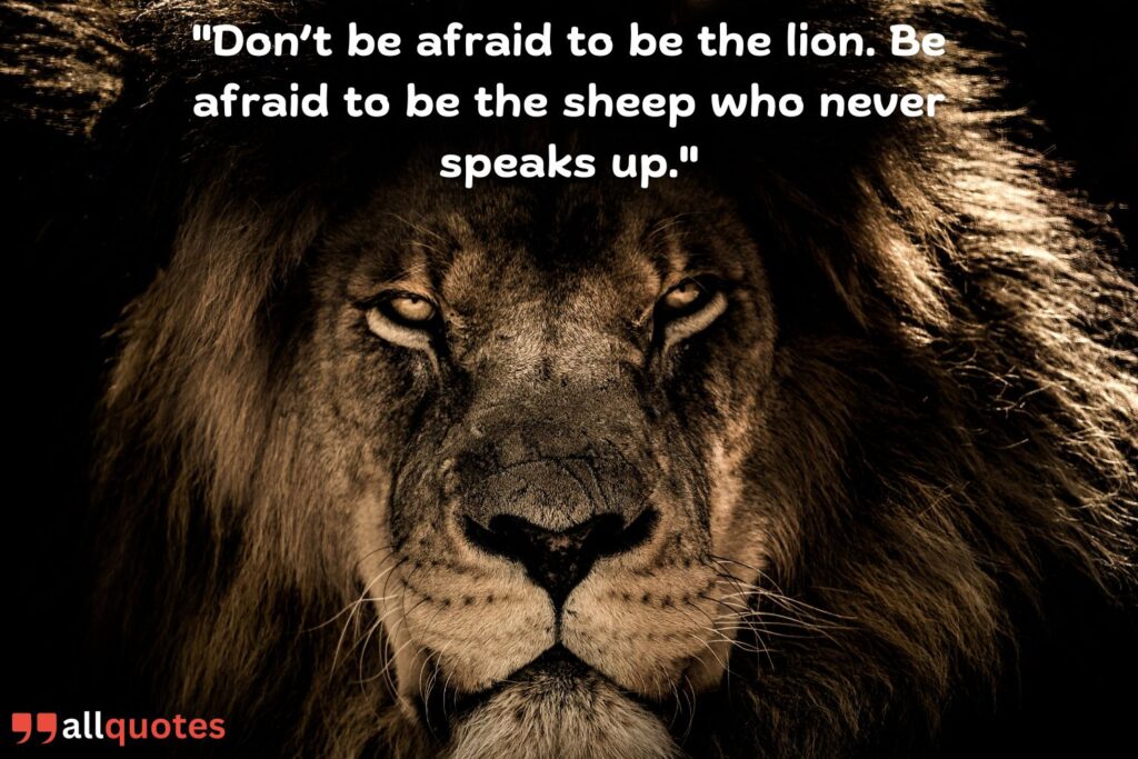 Motivational Lion Quotes