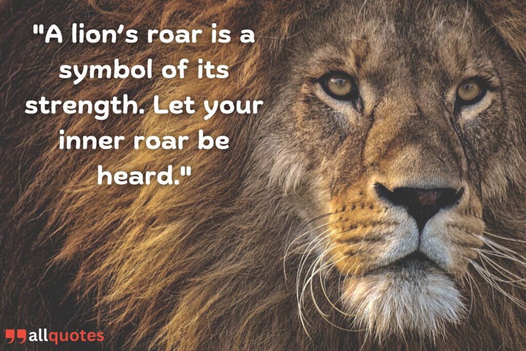 Lion Quotes About Strength