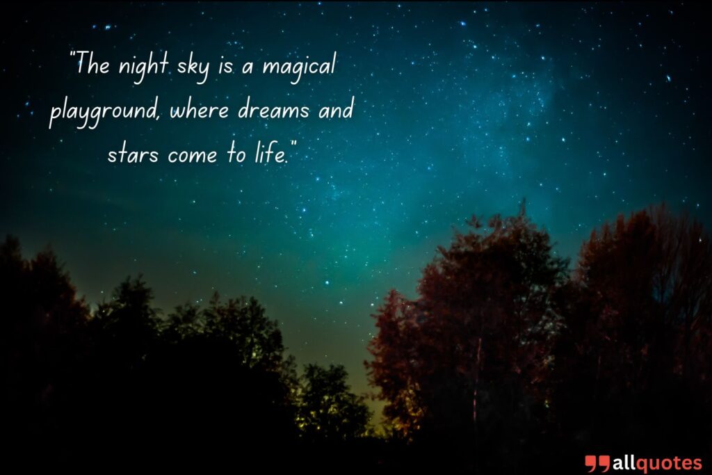 Children’s Quote about stars and night