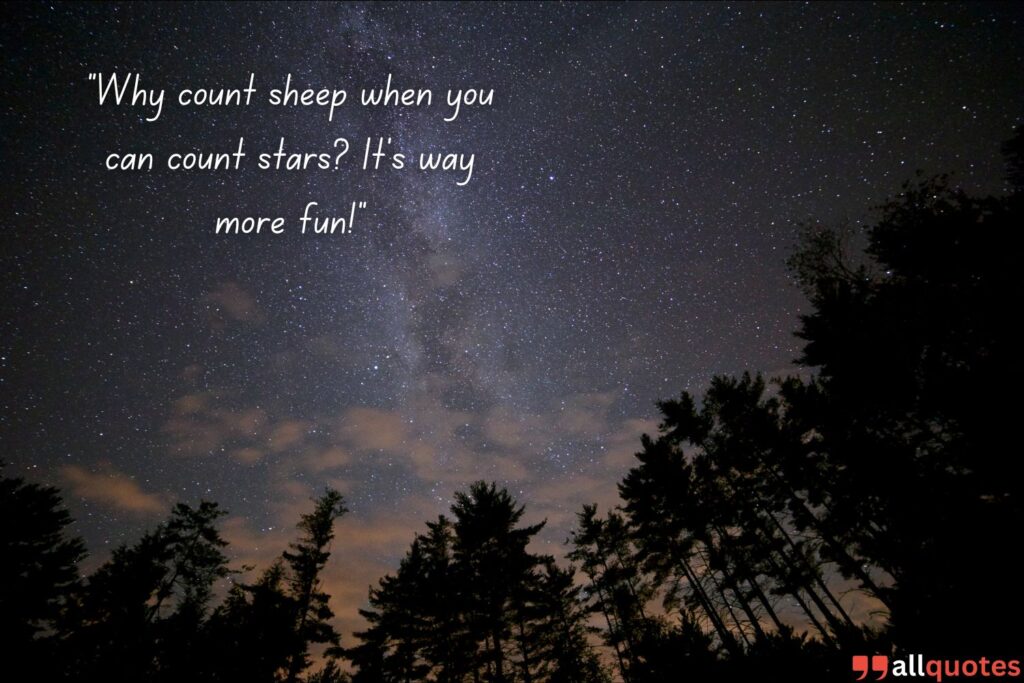 Funny Night Sky Quote