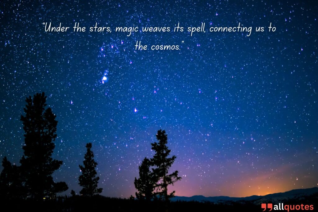 Mystical Quote about stars