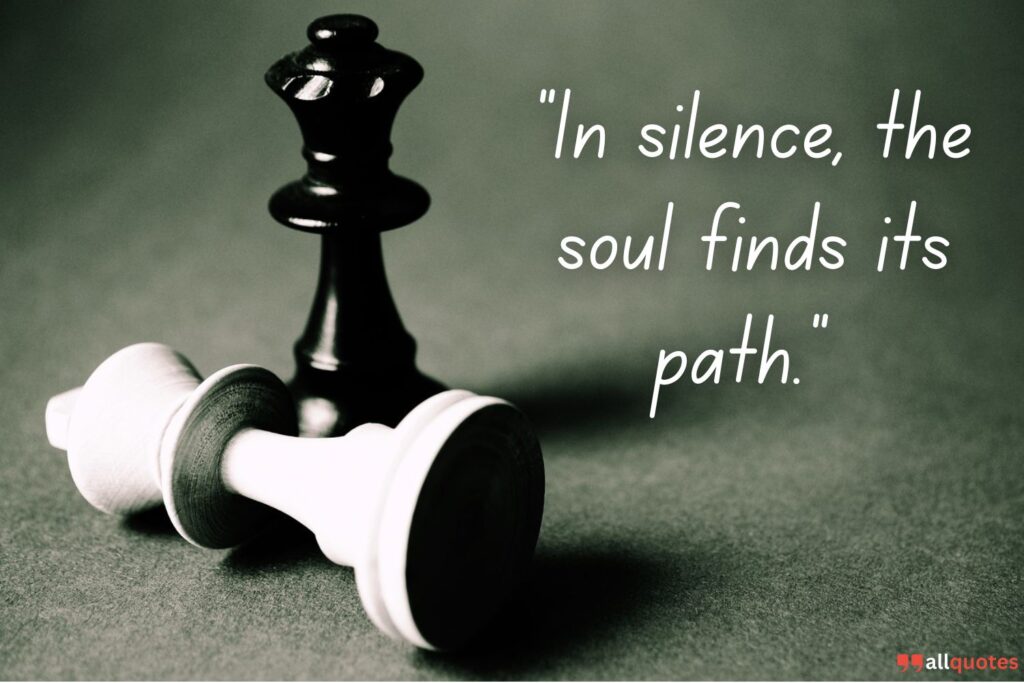 Reflective Move in Silence Quote