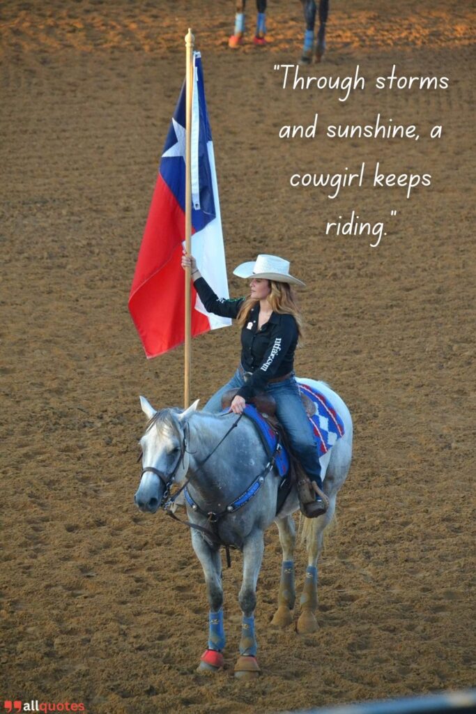 Cowgirl Quote for Resilience