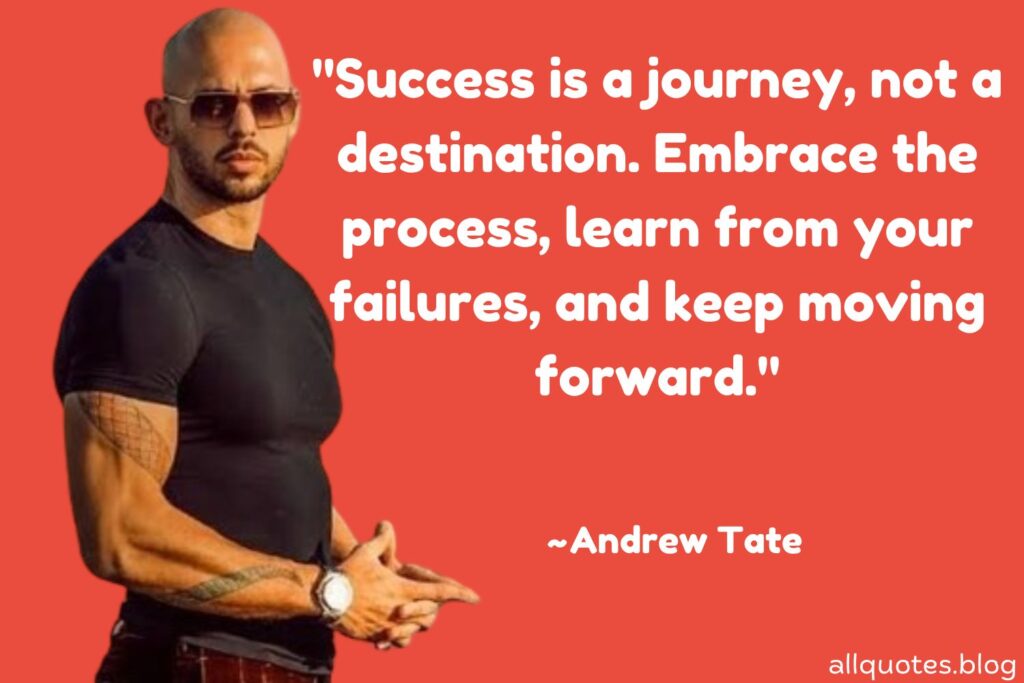  Andrew Tate Quote on Success