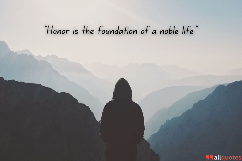 quote about honor