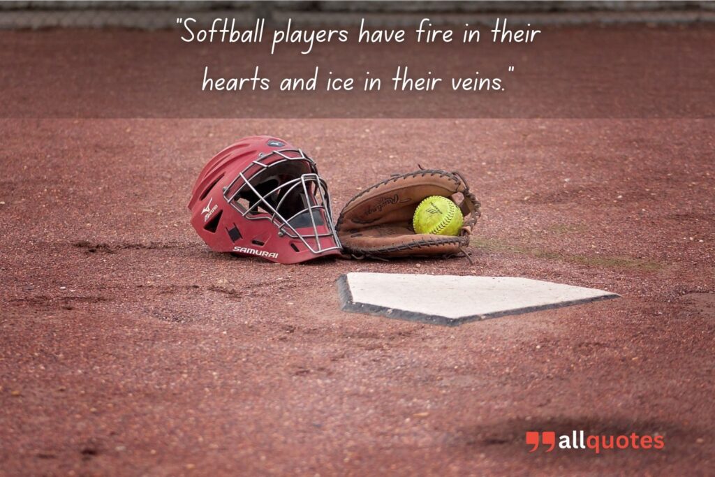 Fun and Lighthearted Softball Quote