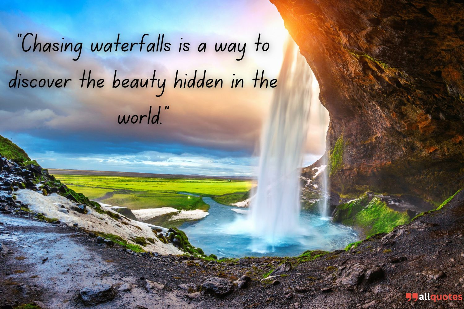 amazing waterfall quote