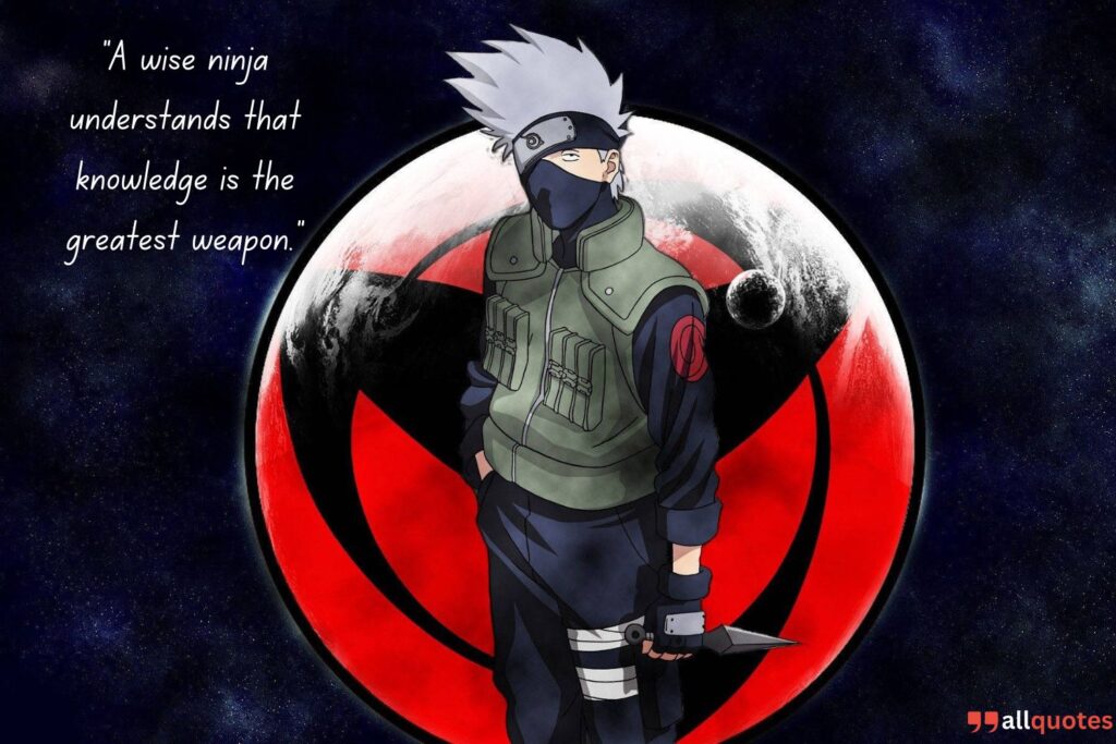 Hatake Kakashi Quote on Wisdom