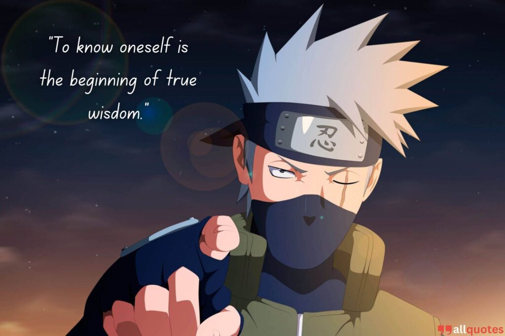 Kakashi'S Quote on Self-Reflection