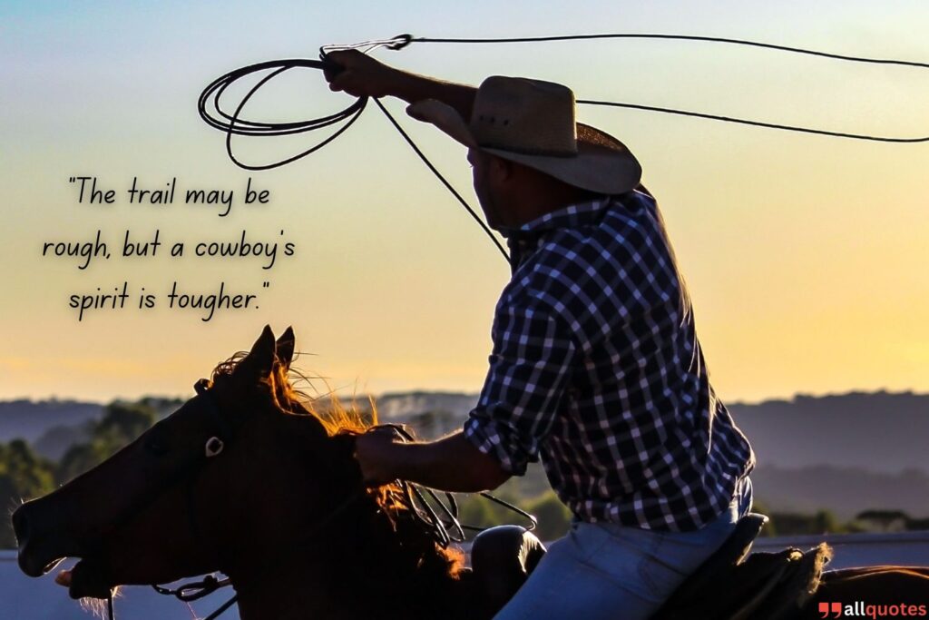 amazing cowboy quote