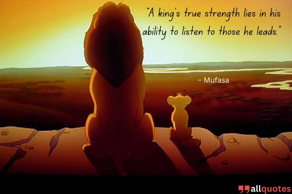 Lion King Quote About Leadership