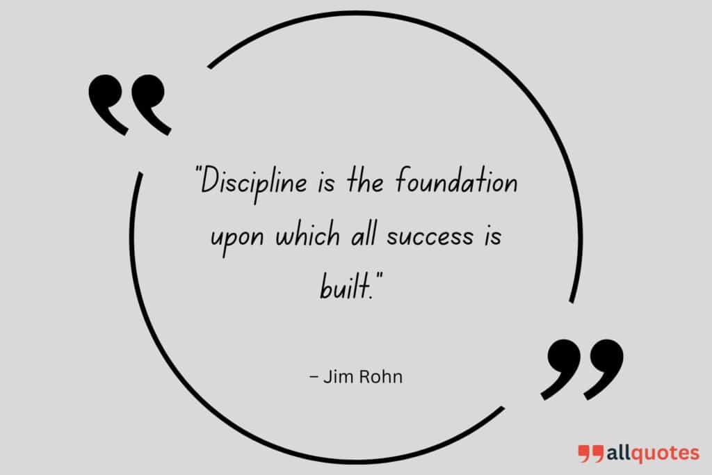 discipline and success